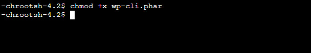 Phân quyền thư viện WP CLI vừa tải về.