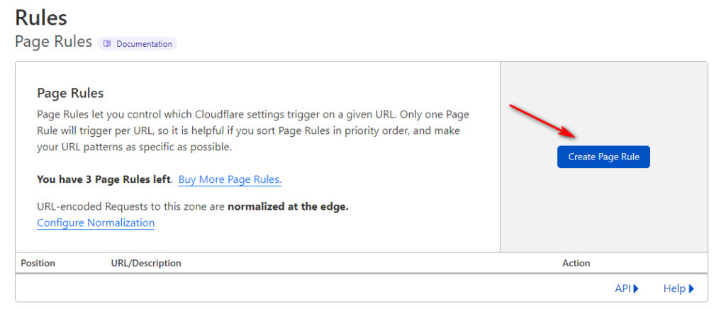 Sử dụng Page Rule của Cloudflare.com để chuyển hướng tên miền.