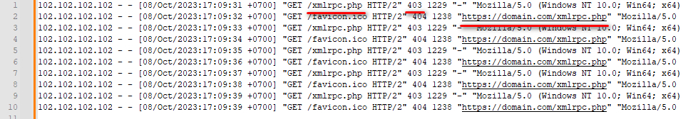 trang thai xml rpc bi trong logs