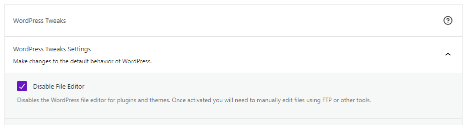 chan chinh sua tep trong wordpress dashboard 3
