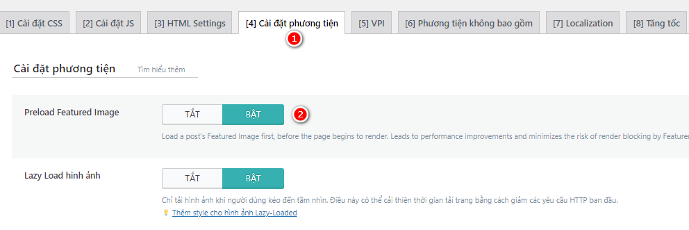 huong dan preload image trong wordpress litespeed cache preloading