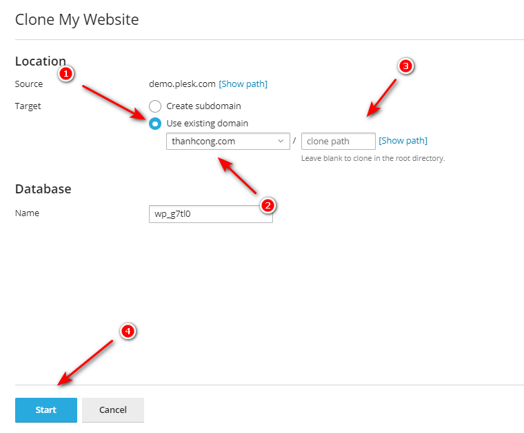 huong dan nhan ban du lieu wordpress thong qua wordpress toolkit 4