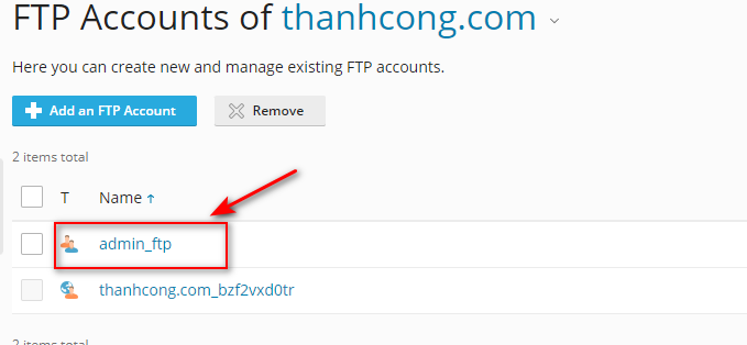 huong dan tao tai khoan ftp tren plesk 5