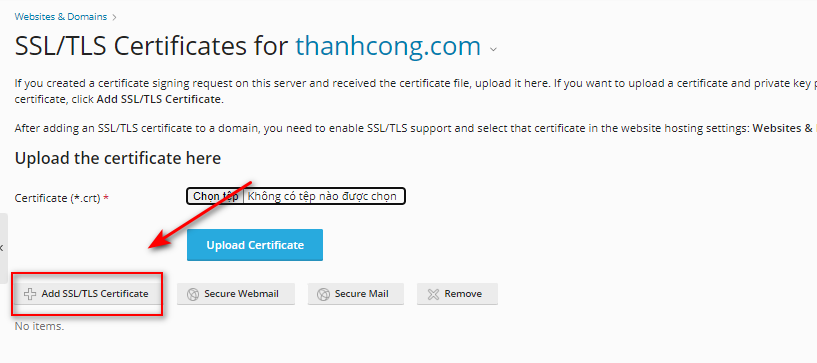 huong dan cai dat ssl tra phi tren plesk 4