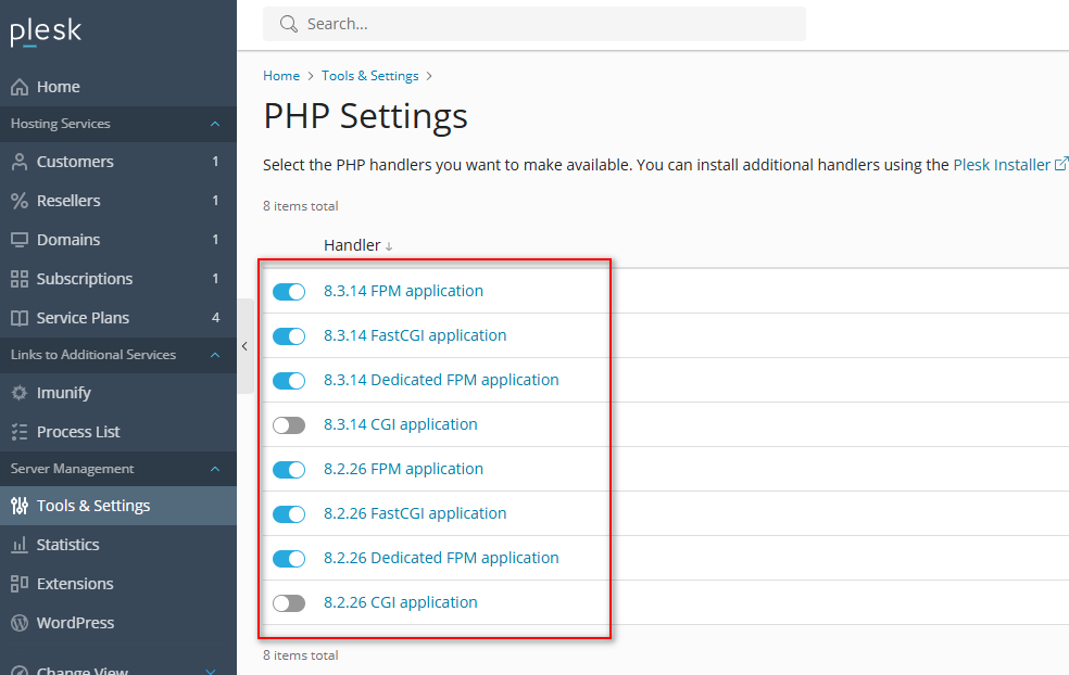 cai dat ioncube loader cho cac phien ban php tren plesk 2